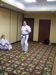 Saturday morning karate.